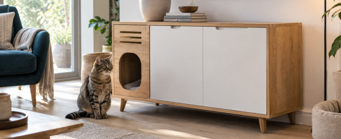 Katzenschränke gekonnt in Szene setzen